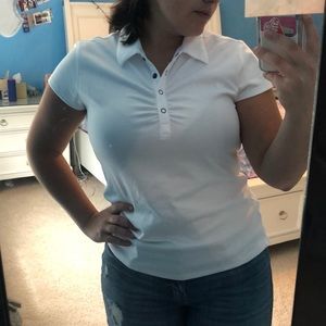 CALLAWAY- white golf shirt
